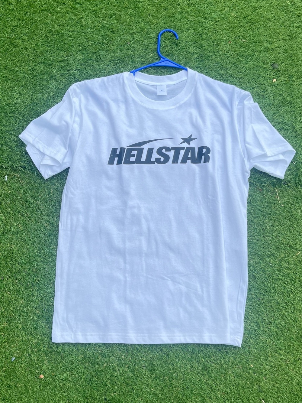 Hellstar Men's White Graphic Logo Tee
